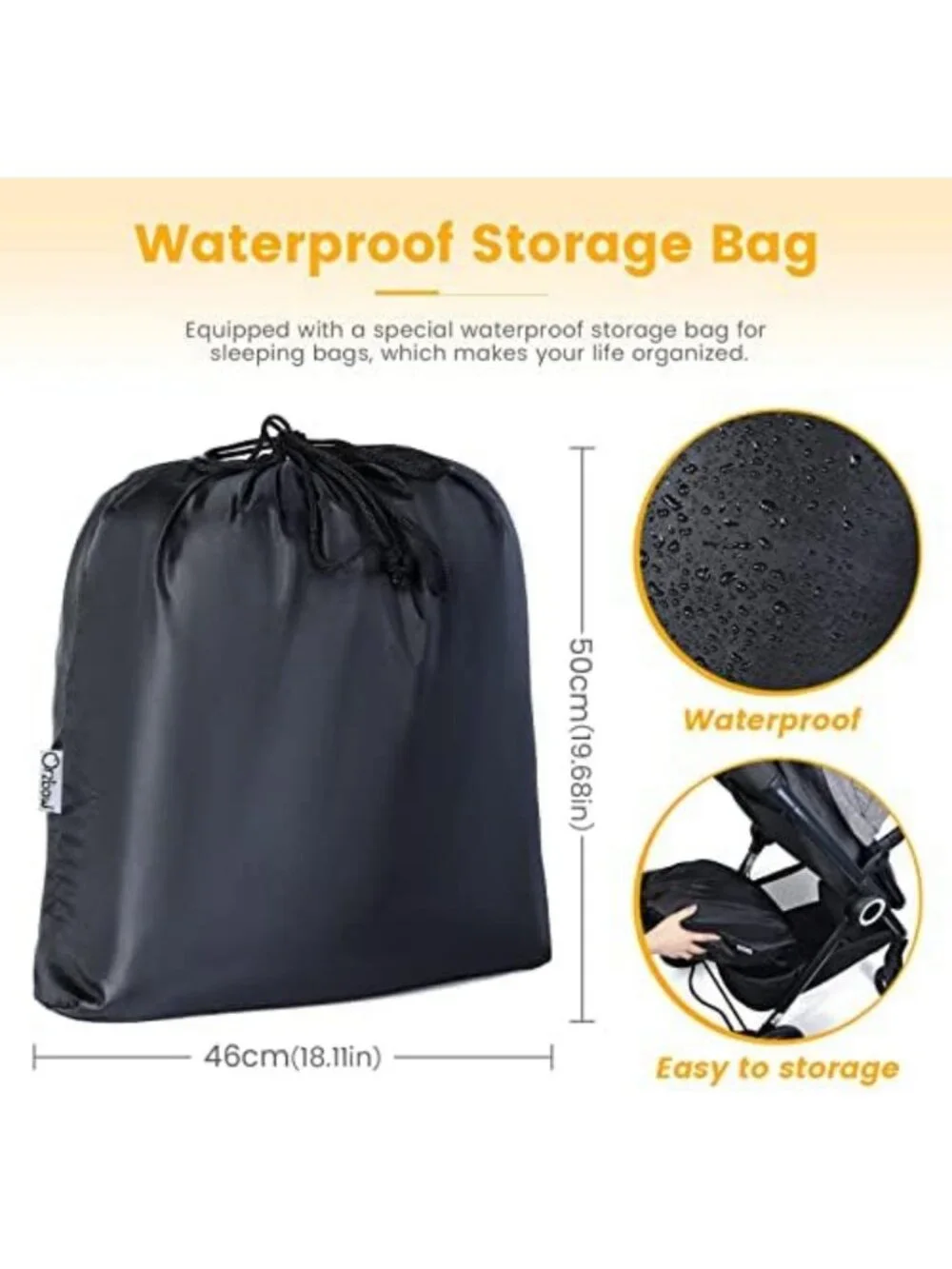 Universal Weather-Proof Baby Stroller Footmuff Bunting Bag - Warm & Cozy
